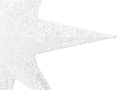 Best Beliani Decorazione da appendere all'aperto LED OSMA Stella 67 cm Bianco