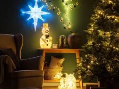Best Beliani Decorazione da appendere all'aperto LED OSMA Stella 67 cm Bianco