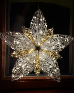 Sale Beliani Decorazione da appendere all'aperto LED HOFSOS Stella 50 cm Argento