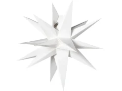 Online Beliani Decorazione da appendere LED BHAGIRATHI Stella 44 cm sporco Bianco