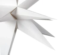 Online Beliani Decorazione da appendere LED BHAGIRATHI Stella 44 cm sporco Bianco