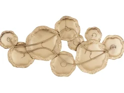 Clearance Beliani Decorazione da parete ARGON Metallo 57 cm Multicolore Beige Oro Marrone Multicolore