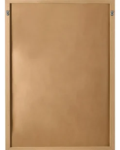 Beliani Decorazione da parete BANTRY 103 cm Bianco Bianco Marrone