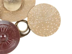 Sale Beliani Decorazione da parete BROMINE Metallo 69 cm Oro Oro Marrone