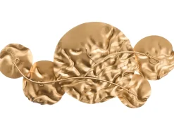 Beliani Decorazione da parete CALRY Metallo 43 cm Oro