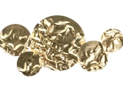 Beliani Decorazione da parete CALRY Metallo 43 cm Oro