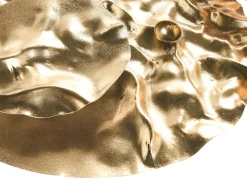 Beliani Decorazione da parete CALRY Metallo 43 cm Oro