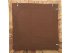 Discount Beliani Decorazione da parete CANCUN Legno di teak 70 cm Marrone Blu Marrone Multicolore Verde