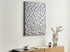 Best Beliani Decorazione da parete COIMBRA Metallo 79 cm Argento