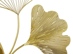 Sale Beliani Decorazione da parete Fiore INDIUM Metallo 79 cm Oro