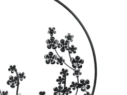 Best Beliani Decorazione da parete Fiore STRONTIUM Metallo 70 cm Nero