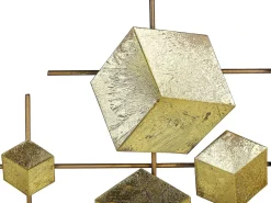 Discount Beliani Decorazione da parete FLEROVIUM Metallo 45 cm Oro
