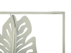 Discount Beliani Decorazione da parete Foglia PALLADIUM Metallo 90 cm Oro