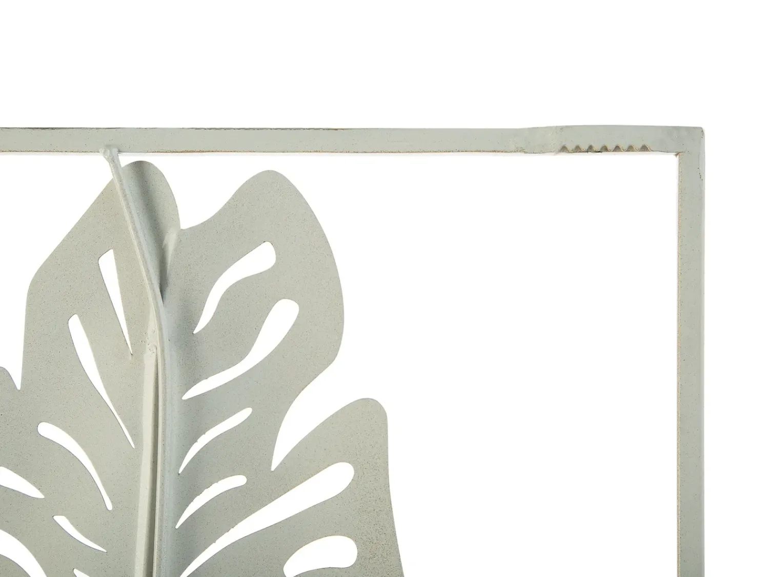 Discount Beliani Decorazione da parete Foglia PALLADIUM Metallo 90 cm Oro