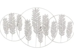Hot Beliani Decorazione da parete Foglia COPERNICIUM Metallo 50 cm Oro Oro Verde