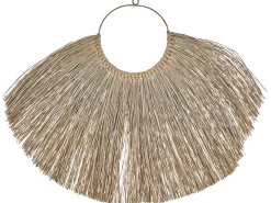 Discount Beliani Decorazione da parete HATINH Alghe marine 70 cm Naturale Beige Naturale