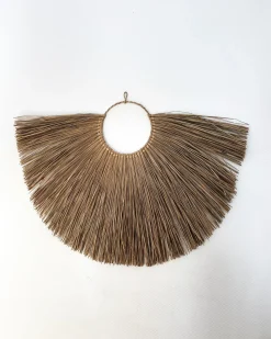 Discount Beliani Decorazione da parete HATINH Alghe marine 70 cm Naturale Beige Naturale