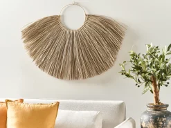 Discount Beliani Decorazione da parete HATINH Alghe marine 70 cm Naturale Beige Naturale