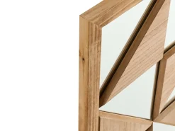 Sale Beliani Decorazione da parete HIESVILLE Legno di abete 75 cm chiaro Marrone