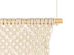 Discount Beliani Decorazione da parete in tessuto OKARA Cotone 126 cm Beige