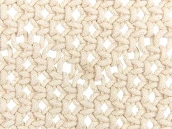 Discount Beliani Decorazione da parete in tessuto OKARA Cotone 126 cm Beige