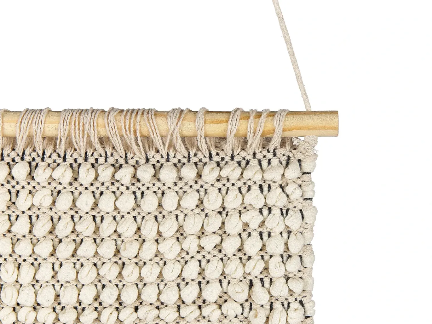 Best Beliani Decorazione da parete in tessuto GUJRAT Cotone 102 cm Beige