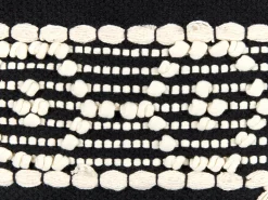 Sale Beliani Decorazione da parete in tessuto MURIDKE Cotone 145 cm Beige Beige Nero