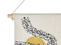 Outlet Beliani Decorazione da parete in tessuto KALAT Cotone 123 cm Multicolore