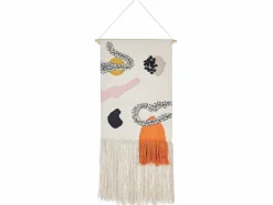 Outlet Beliani Decorazione da parete in tessuto KALAT Cotone 123 cm Multicolore