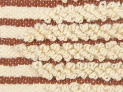 Discount Beliani Decorazione da parete in tessuto SABO Cotone 75 cm Beige Beige Oro Rosso