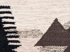 Beliani Decorazione da parete in tessuto SANGAR Cotone 84 cm Multicolore Bianco Beige Marrone Nero Rosa