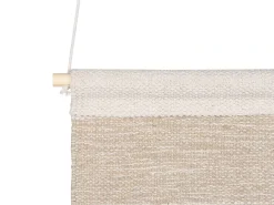 Beliani Decorazione da parete in tessuto SANGAR Cotone 84 cm Multicolore Bianco Beige Marrone Nero Rosa