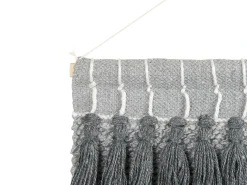Hot Beliani Decorazione da parete in tessuto JIWA Cotone 106 cm Grigio