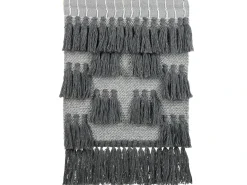 Hot Beliani Decorazione da parete in tessuto JIWA Cotone 106 cm Grigio