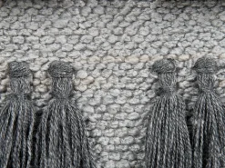 Hot Beliani Decorazione da parete in tessuto JIWA Cotone 106 cm Grigio