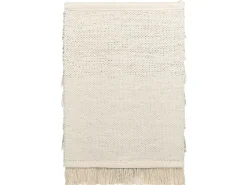 Best Beliani Decorazione da parete in tessuto KOTRA Cotone 106 cm Beige Beige Grigio