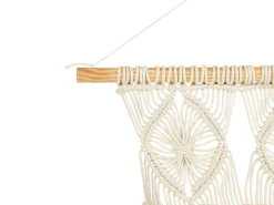 New Beliani Decorazione da parete in tessuto LAHRI Cotone 118 cm Beige
