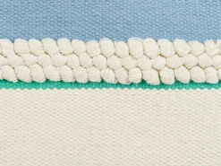 Online Beliani Decorazione da parete in tessuto MOOLA Cotone 109 cm Beige chiaro Beige Rosa Marrone Blu Verde