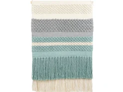Beliani Decorazione da parete in tessuto PARIKO Cotone 105 cm Verde Beige Blu Grigio Multicolore