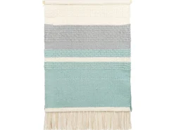 Beliani Decorazione da parete in tessuto PARIKO Cotone 105 cm Verde Beige Blu Grigio Multicolore