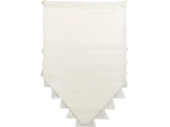 Sale Beliani Decorazione da parete in tessuto THUL Cotone 107 cm Bianco