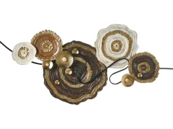 Hot Beliani Decorazione da parete IRIDIUM Metallo 55 cm Multicolore