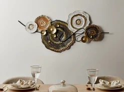Hot Beliani Decorazione da parete IRIDIUM Metallo 55 cm Multicolore