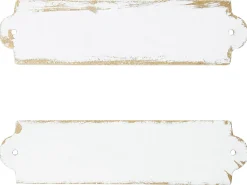 Online Beliani Decorazione da parete ISERE 6 cm Bianco Bianco Nero