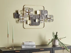 Hot Beliani Decorazione da parete LAWRENCIUM Metallo 50 cm Multicolore