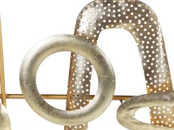 Clearance Beliani Decorazione da parete MANGANESE Metallo 50 cm Oro