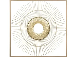 Clearance Beliani Decorazione da parete MERCURY Metallo 50 cm Oro