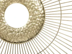 Clearance Beliani Decorazione da parete MERCURY Metallo 50 cm Oro