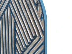 Hot Beliani Decorazione da parete OGAN 80 cm Nero Beige Blu