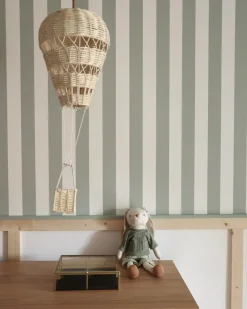 Hot Beliani Decorazione da parete Palloncino BEMBA Rattan 60 cm Naturale Beige Naturale